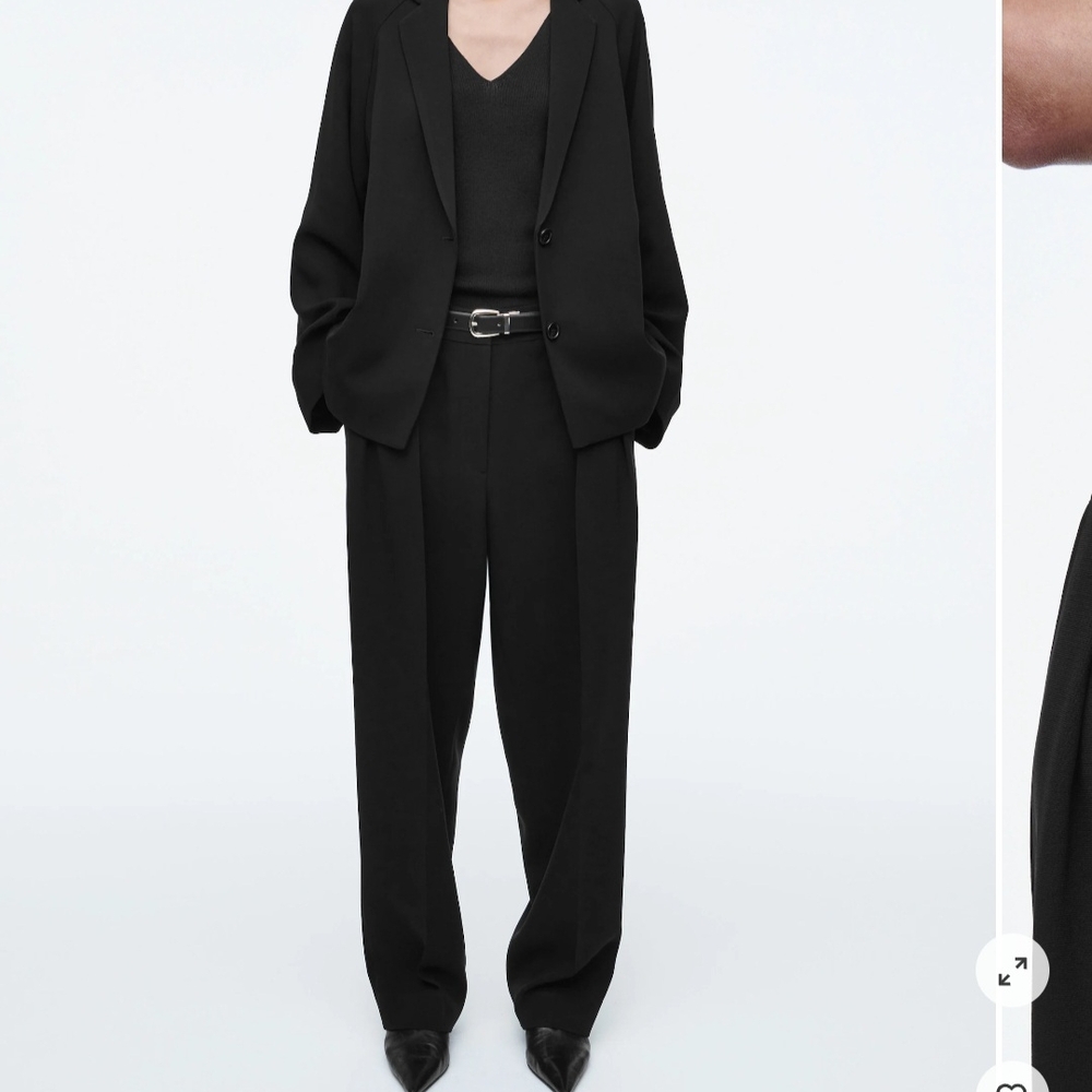 COS Fluid Tailored Straight Leg Trousers
